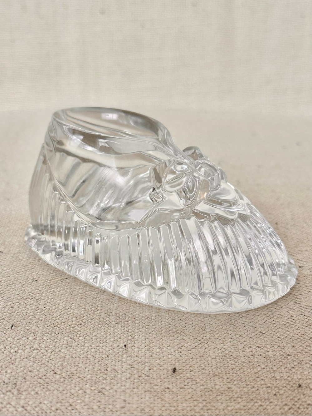 Waterford Crystal Baby Bootie Figurine